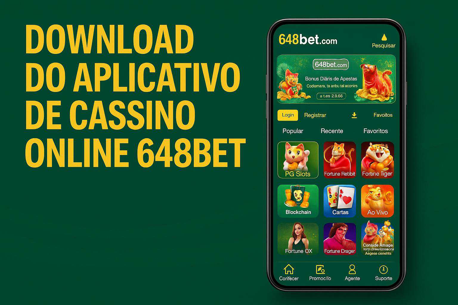 Baixar o 648BET Cassino App